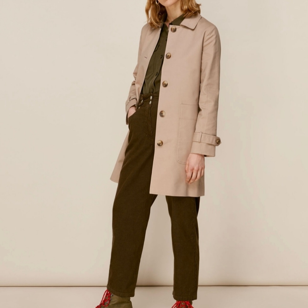 NWOT Whistles Classic Trench Coat Women's Size 8